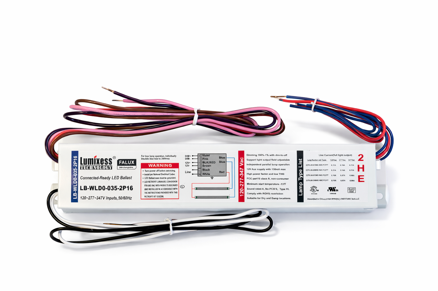 2-Lamp T8 Dimmable Ballast – 2P16
